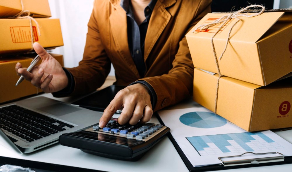 cargo and calculator