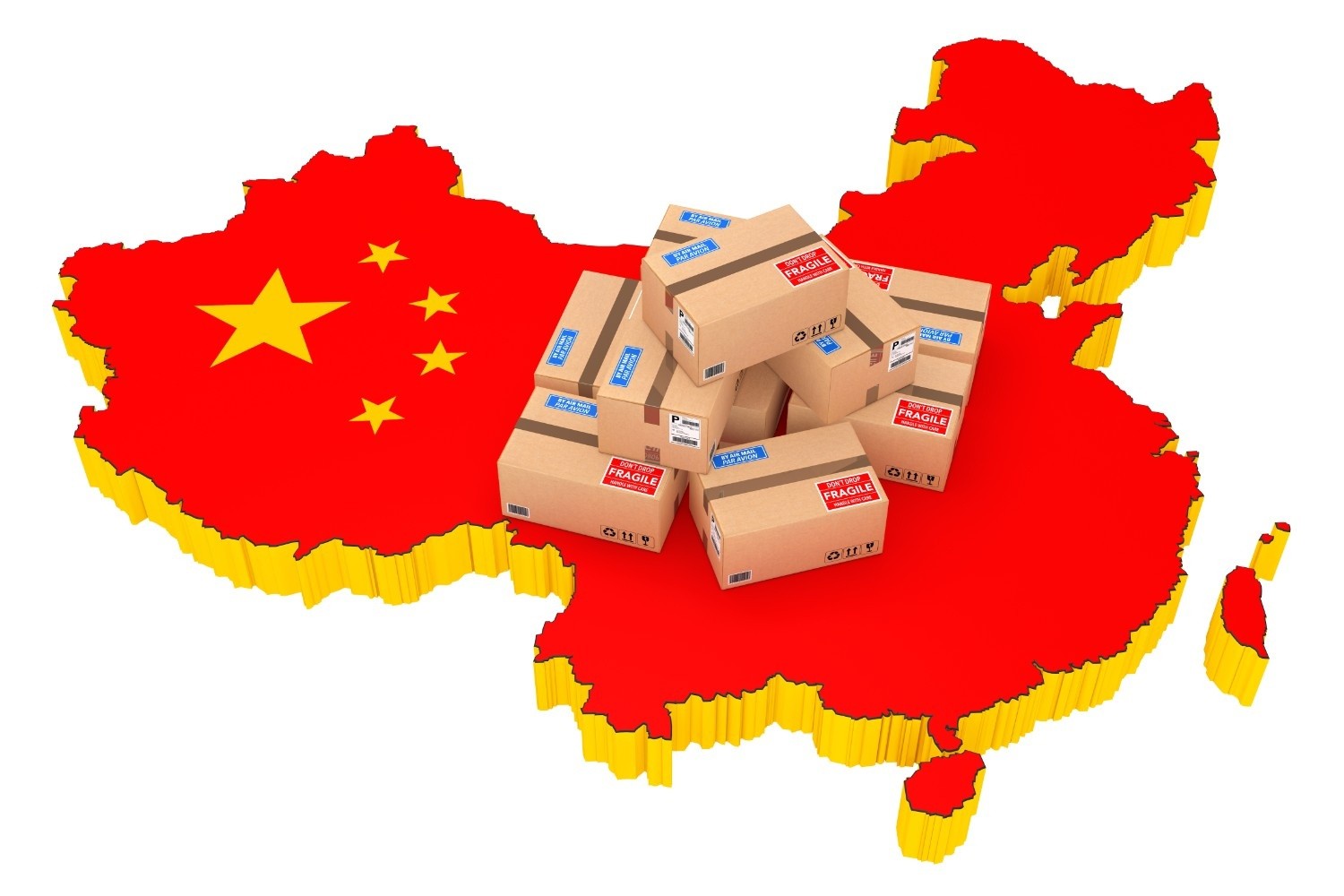 cargo ekspor ke china