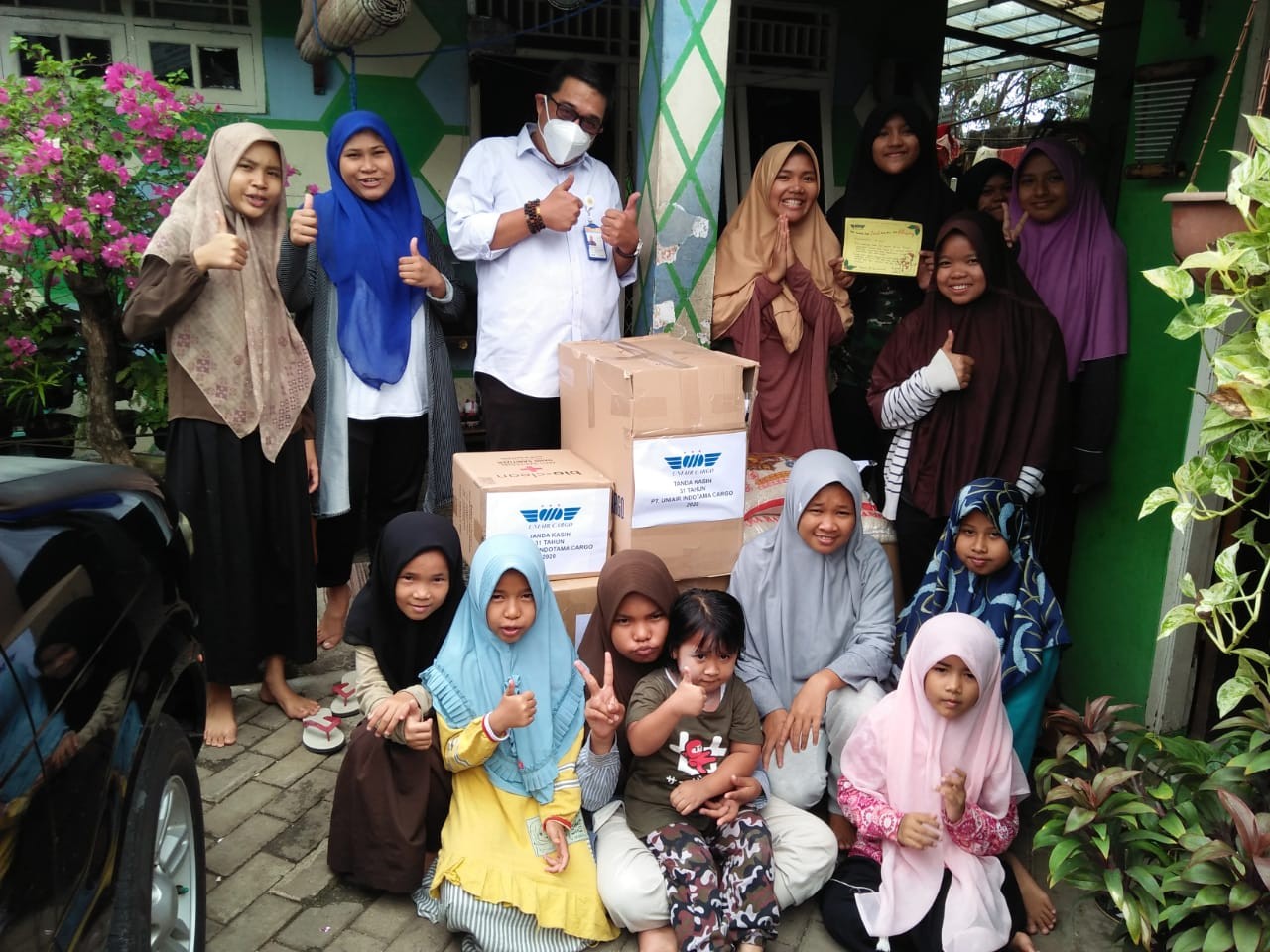 31st Uniair Anniversary shared with several orphanages Dec 2020